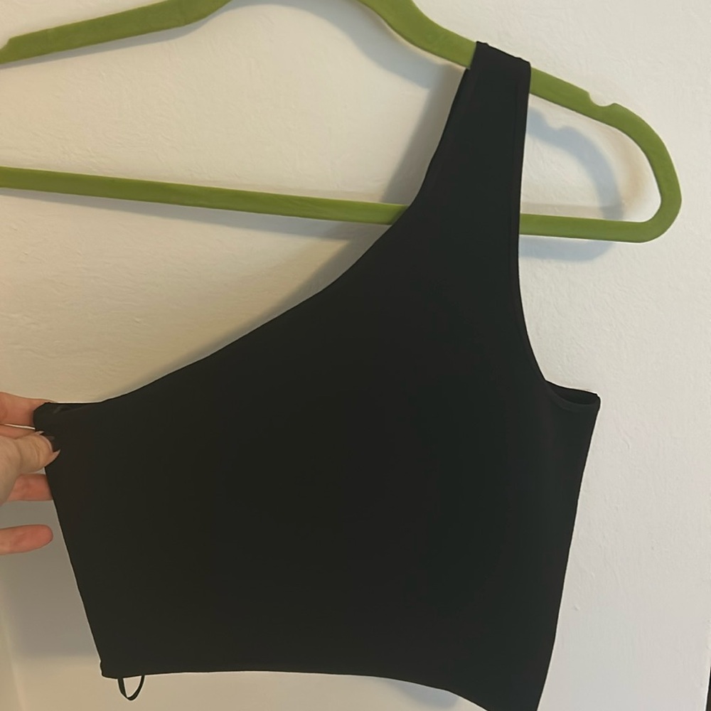 A.L.C knit one shoulder asymmetrical top